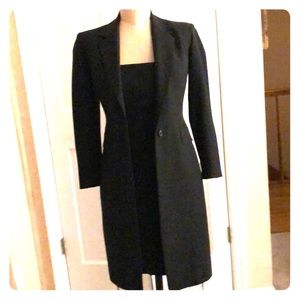 Two piece strapless dress and jacket